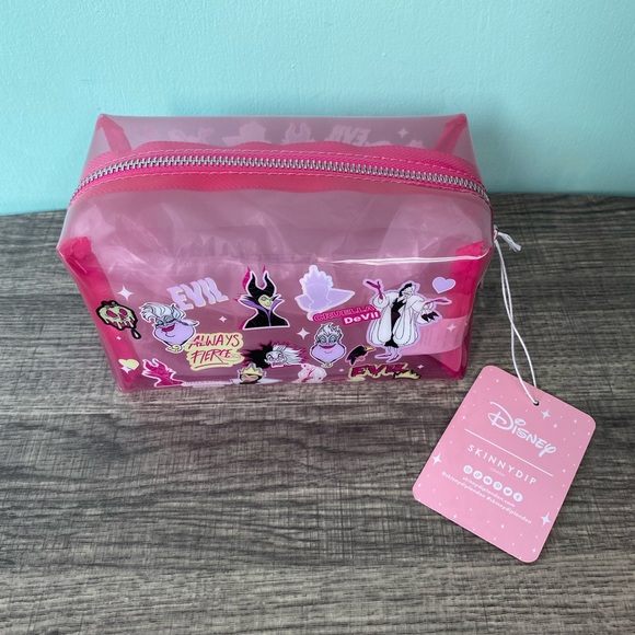 🖤 *NWT* Disney SKINNYDIP LONDON Villains Cosmetic Bag - Picture 2 of 6